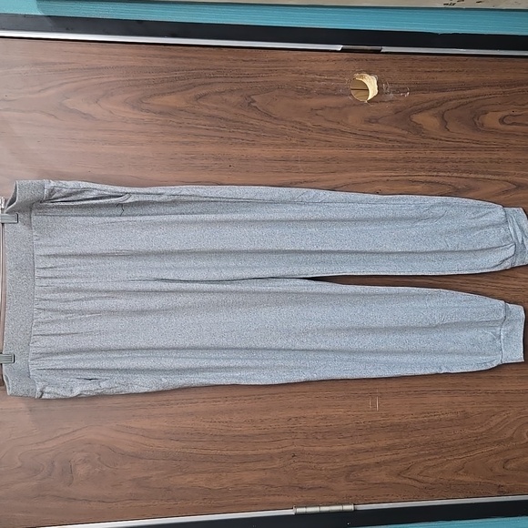 Lazypants Size XL Beige & Grey Super Soft Jogger Style Lounge Pants - Picture 7 of 10